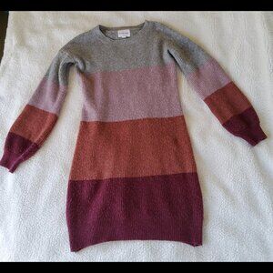 Olive + Oak Cozy Colorblock Sweater Dress